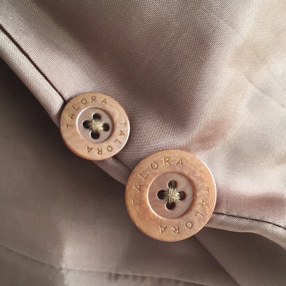 Vintage Talora brown wool silk cashmere blazer